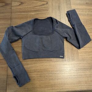 Savage X Fenty Gray Crop Top